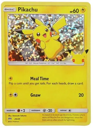 PokeDATA - Up to date Mcdonald's 25th Anniversary card list!